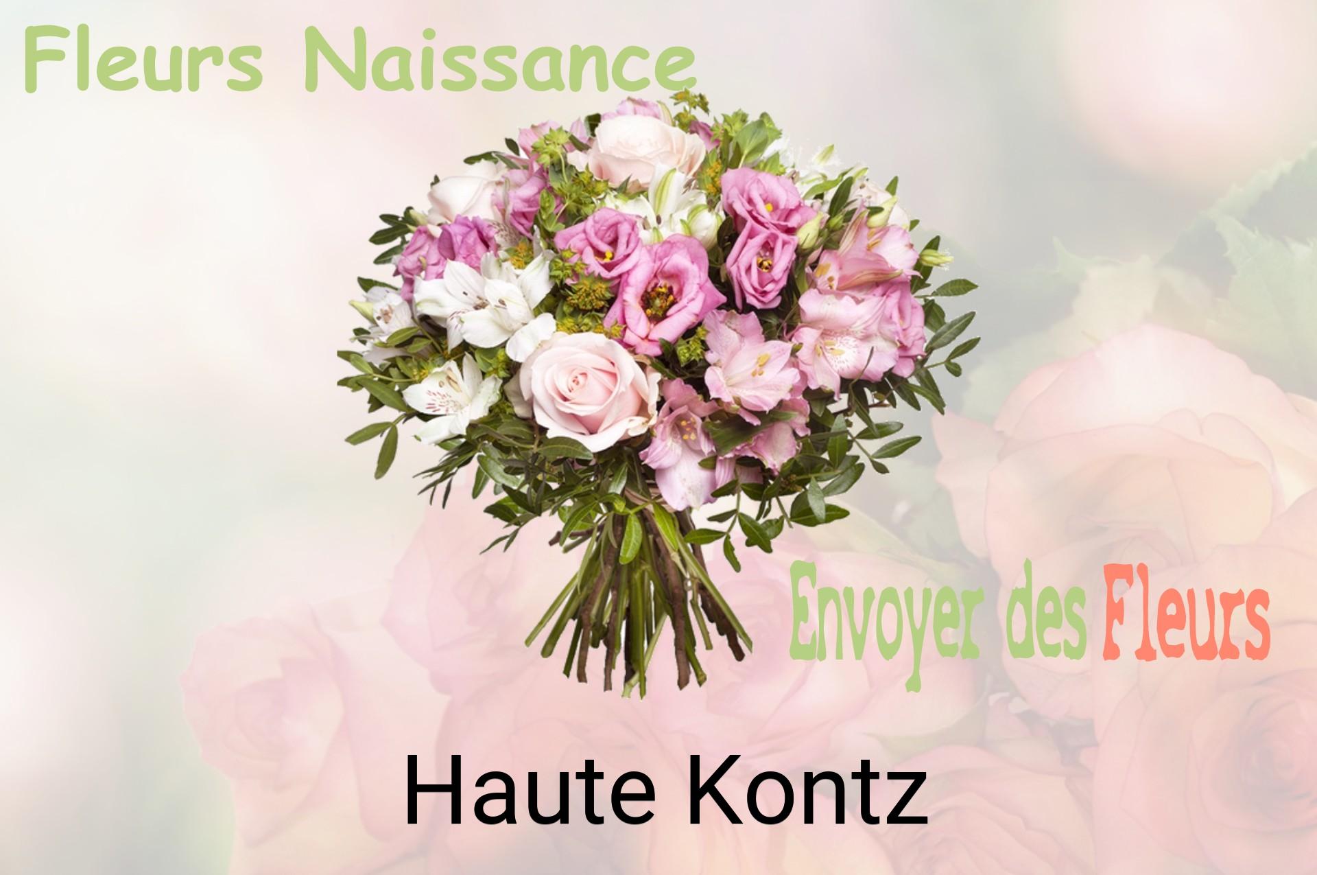 Bouquet de fleurs de naissance livré à Haute-Kontz